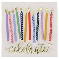 Celebrate Candles Beverage Napkins, 20ct. by Celebrate It™