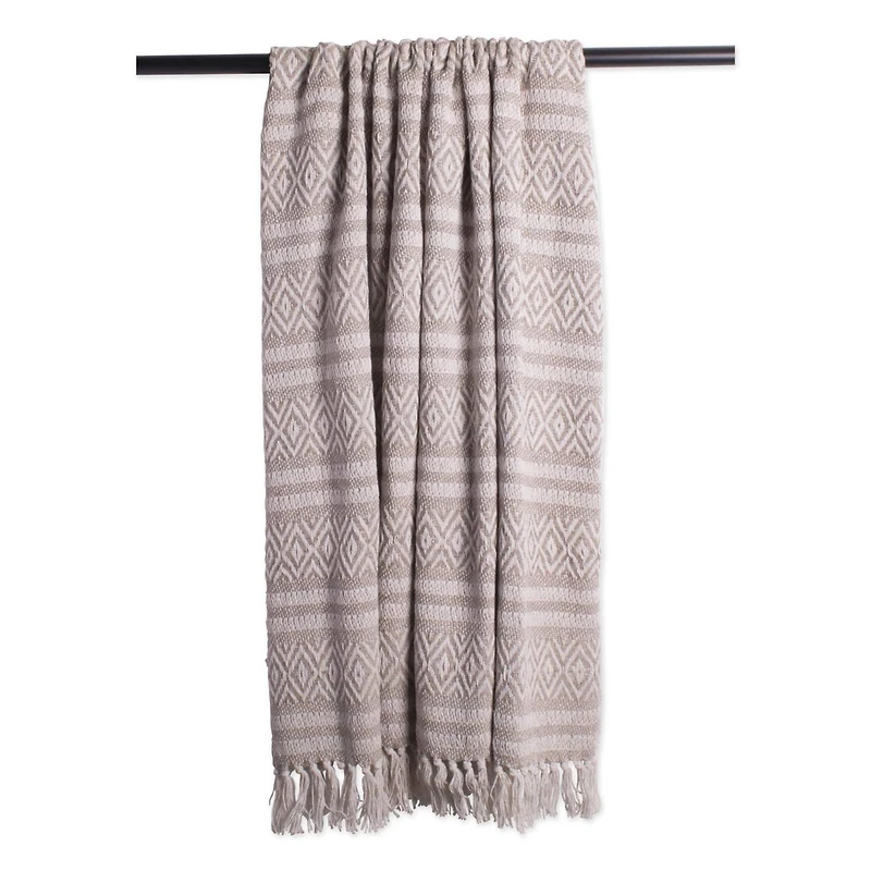 DII® Stone Adobe Stripe Throw