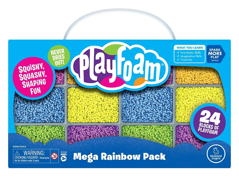 Educational Insights Playfoam Mega Rainbow Pack