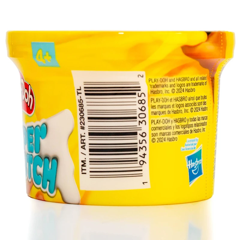 Play-Doh Super Stretch Glossy Yellow Pineapple Scented Compound