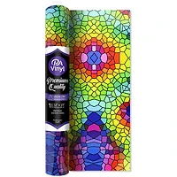 PA Vinyl Rainbow Stain Glass Print Iron On Vinyl