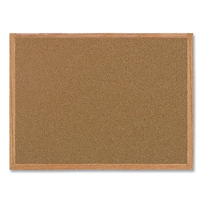 MasterVision Oak Frame Value Cork Bulletin Board