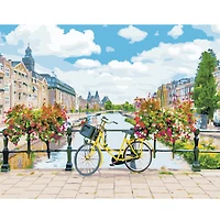 Amsterdam Bike Paint-by-Number Kit by Artist's Loft®