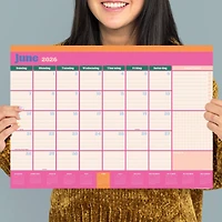 2026 Sherbet Medium Desk Pad Monthly Blotter Calendar