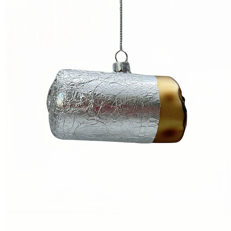 4" Wrapped Burrito Glass Ornament by Ashland®