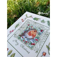 Merejka The Christmas Robin Counted Cross Stitch Kit