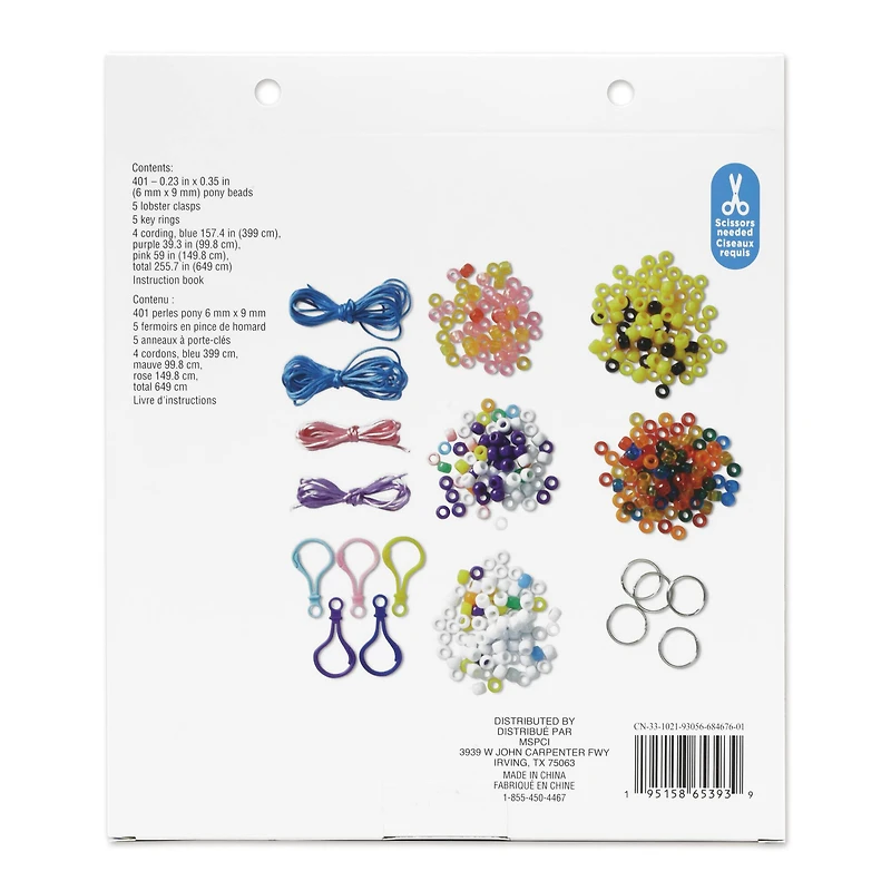 My 1st Pony Bead Kit by Creatology™