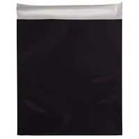 JAM Paper 6.25" x 7.875" Black Foil Open End Envelopes, 25ct.