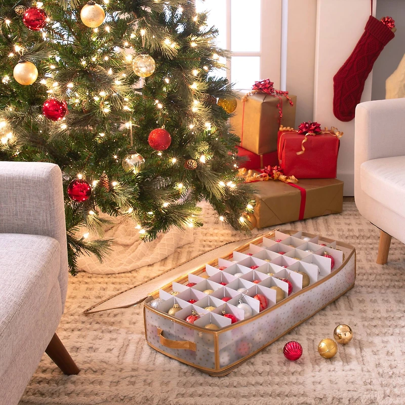 Simplify Gold Ornament Storage Organizer