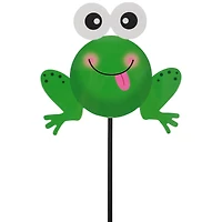 23" Frog Metal Garden Stake