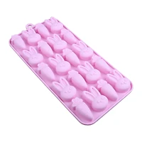 Easter Bunny & Carrot Silicone Candy Mold by Makery™