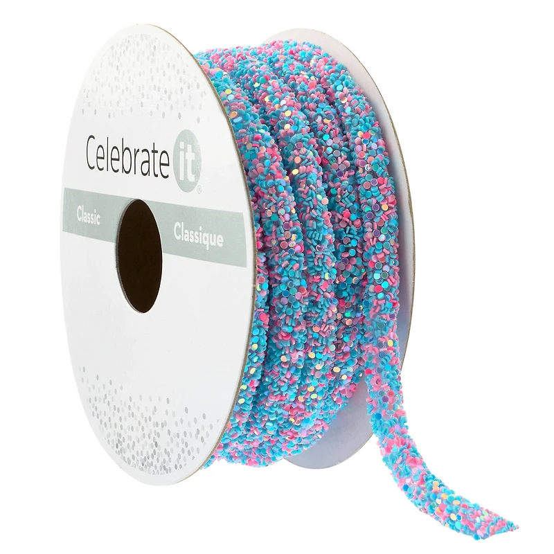 1/4" x 2yd. Glitter Rope Ribbon by Celebrate It® Classic