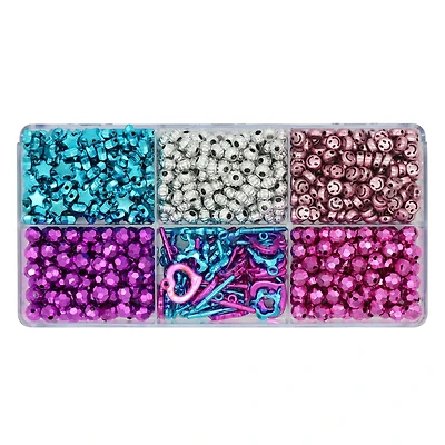 Metallic Brights & Findings Bead Box by Creatology™