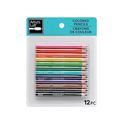 Mini Colored Pencils, 12ct. by Artist's Loft®