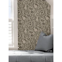 NuWallpaper Charcoal Terrene Peel & Stick Wallpaper