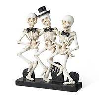 Glitzhome® 10.5" Halloween Dancing Skeleton Table Décor