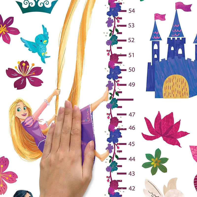 RoomMates Disney Princesses Growth Chart Peel & Stick Wall Decals
