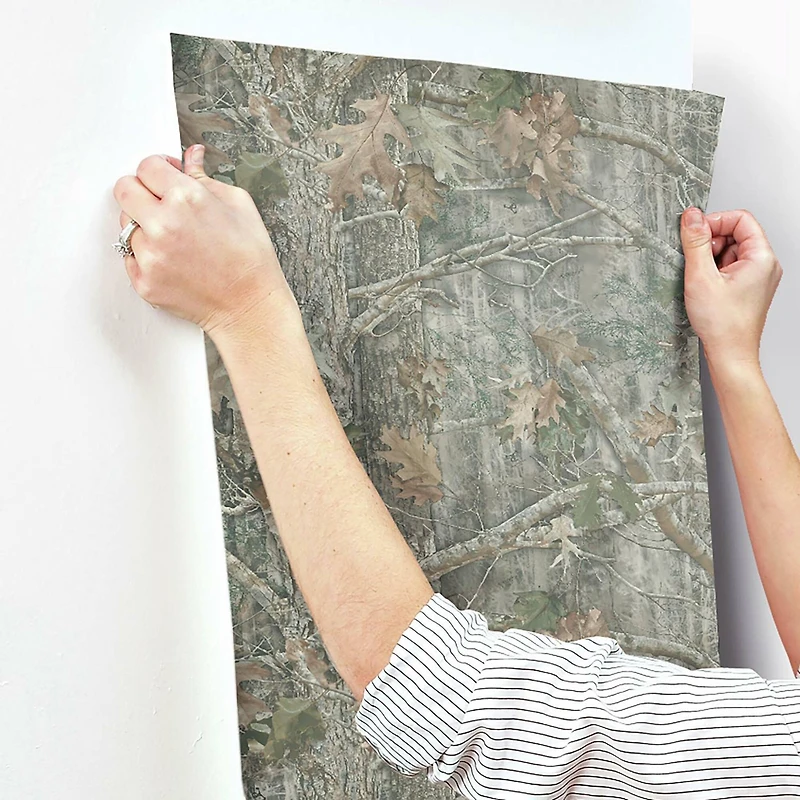 RoomMates Kanati Camo Peel & Stick Wallpaper