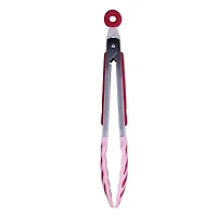 Pink & Red Stripes Mini Tongs by Makery™