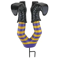 Design Toscano 16.5" Crash Landing Wicked Witch Legs Garden Stake Statue