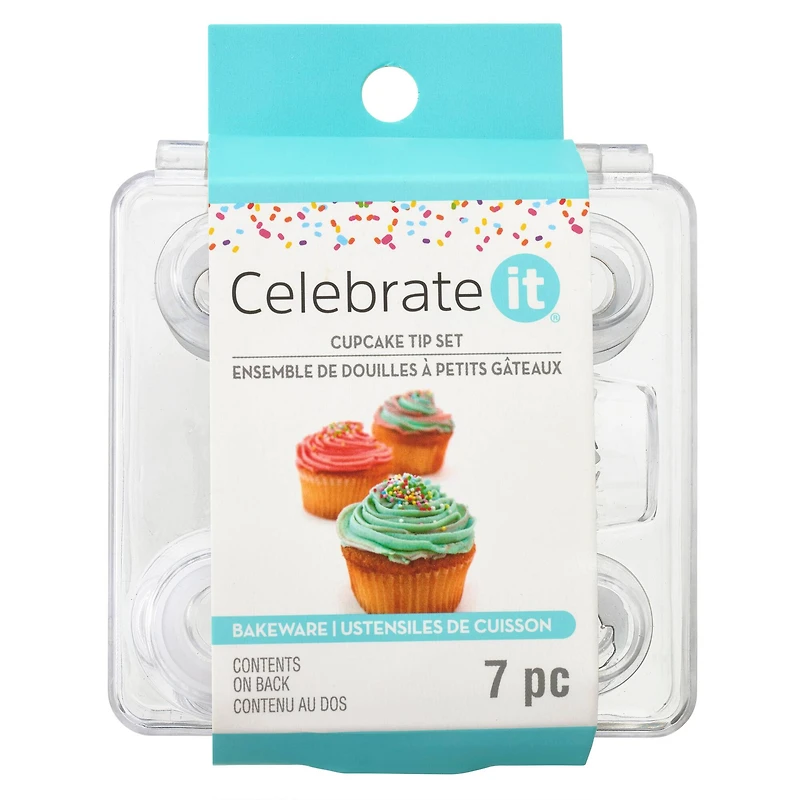 6 Pack: Cupcake Tip Set with Case by Celebrate It®