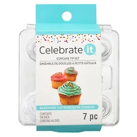 6 Pack: Cupcake Tip Set with Case by Celebrate It®