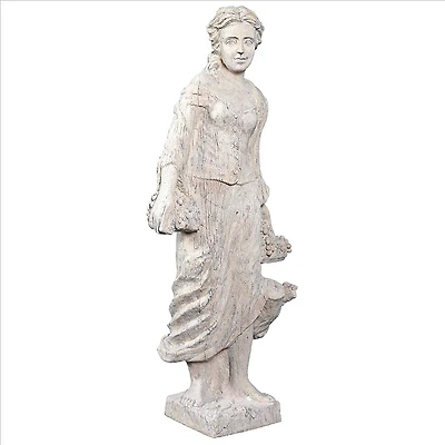 Design Toscano 45.5" Flora the Goddess of Flowering Plants Garden Statue