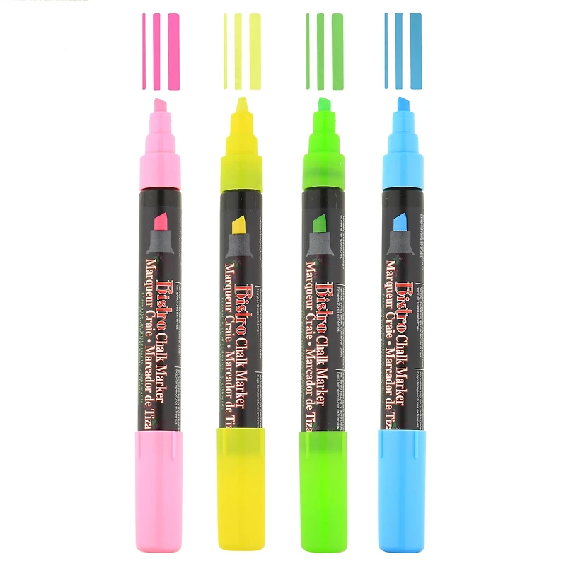 Marvy® Uchida Bistro Neon Chisel Tip Chalk Marker Set
