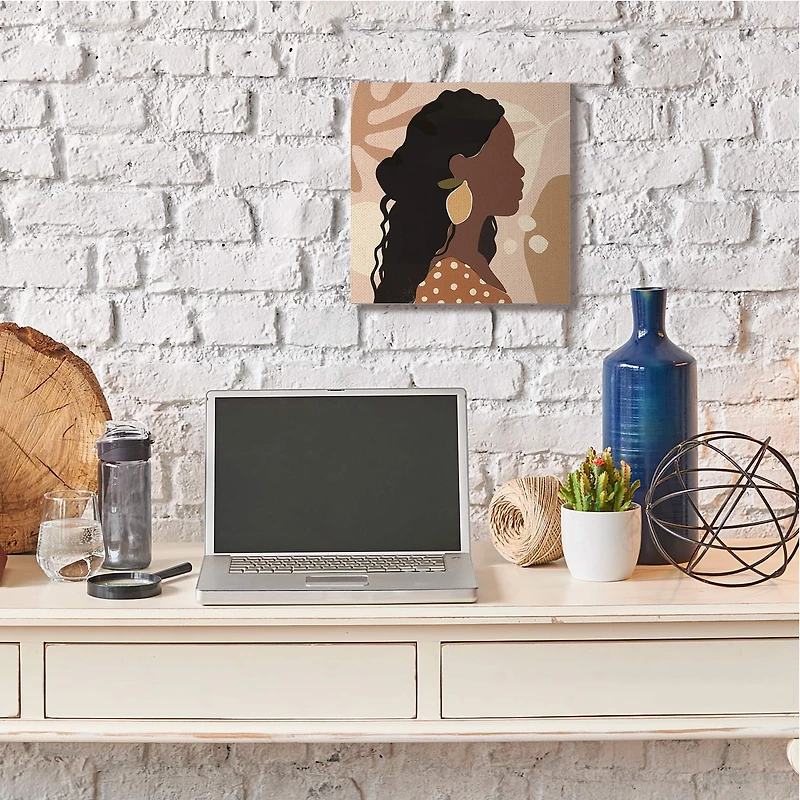 Stupell Industries Woman With Lemon Earrings Canvas Wall Art