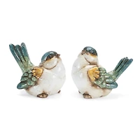 3" Terra Cotta Bird Figurines Set