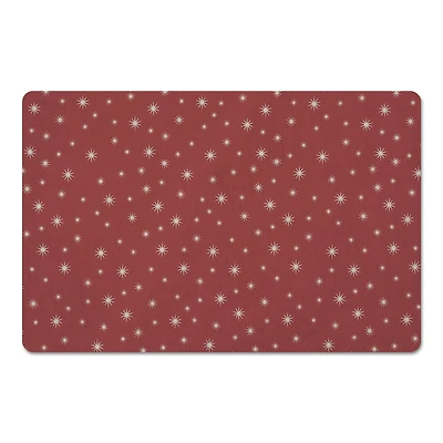 Red Twinkle Floor Mat