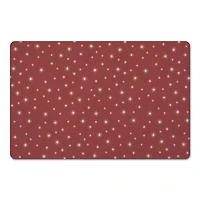 Red Twinkle Floor Mat