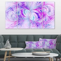 Designart - Light Purple Fractal Texture