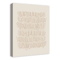 Subtle Scribble 18" x 24" Canvas Wall Art