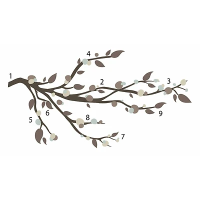RoomMates Mod Branch Peel & Stick Wall Decals