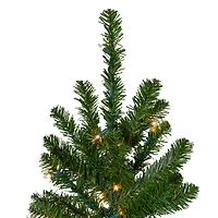 7.5ft. Pre-Lit Canadian Pine Artificial Christmas Tree, Clear Lights