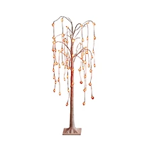 4ft. Pre-Lit Artificial Valentine's Day Willow Tree with 48 Heart Shaped LED Lights