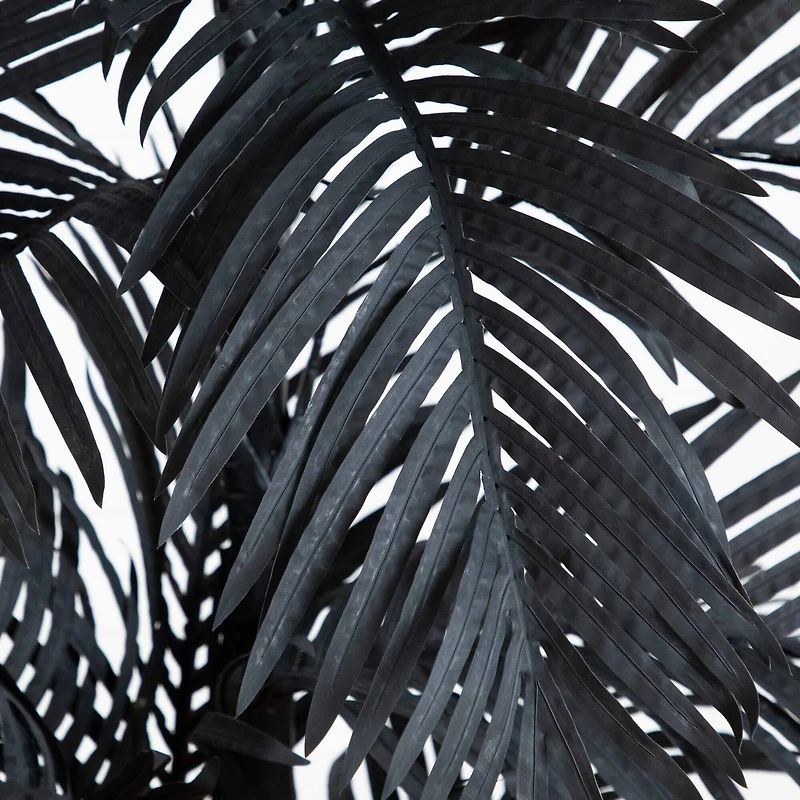 6ft. Artificial Halloween Black Golden Cane Tree