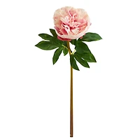 Light Pink Peony Artificial Flower Stem, 3ct.