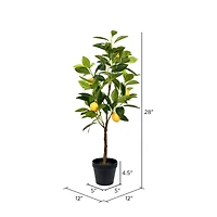 2.3ft. Potted Artificial Lemon Tree