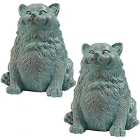Design Toscano Phat Cat Statue, 2ct.