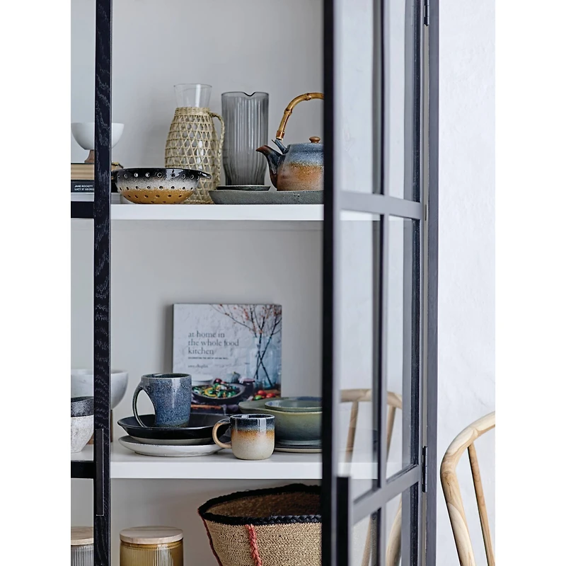 Hello Honey® 12oz. Glazed Stoneware Mug with Grip Indent Set, 2ct.