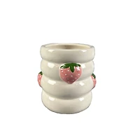 Mini Strawberry Ceramic Pot by Ashland