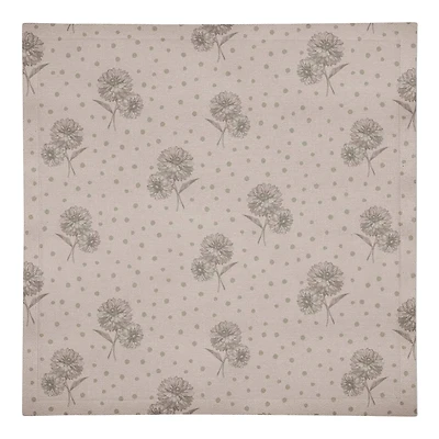 Floral Dots Cotton Twill Napkin