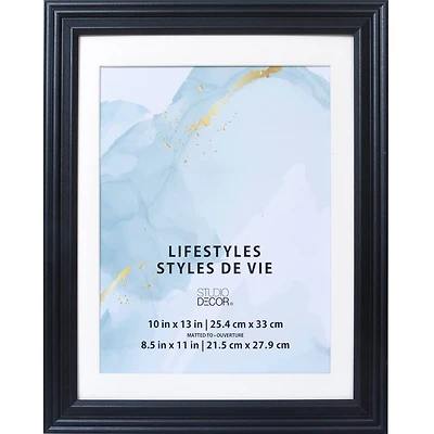 Lifestyles™ Black Frame With Mat by Studio Décor