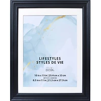 Lifestyles™ Black Frame With Mat by Studio Décor