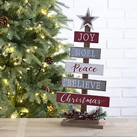Glitzhome® 20" Wooden Christmas Tree Sign
