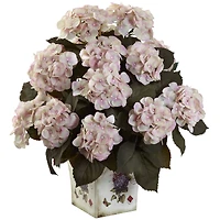 Hydrangea with Large Floral Planter