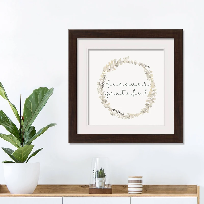 Grateful Fall Print in Black Frame