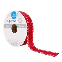 5/8'' x 4yd. Jute Twist Edge Ribbon by Celebrate It®